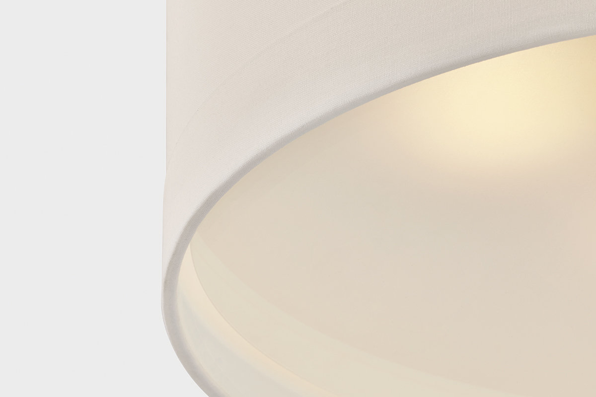Ashland Pendant Flush Mount, 10.25" H x 22" W x 22" D, E26, 4 Lights