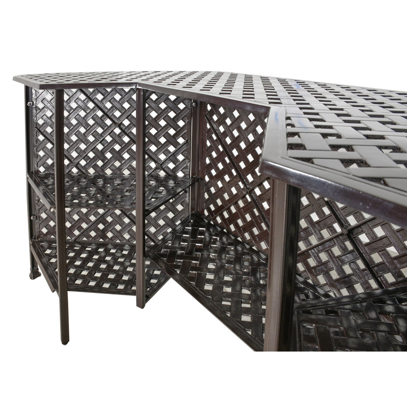 Caswell Metal Bar Counter