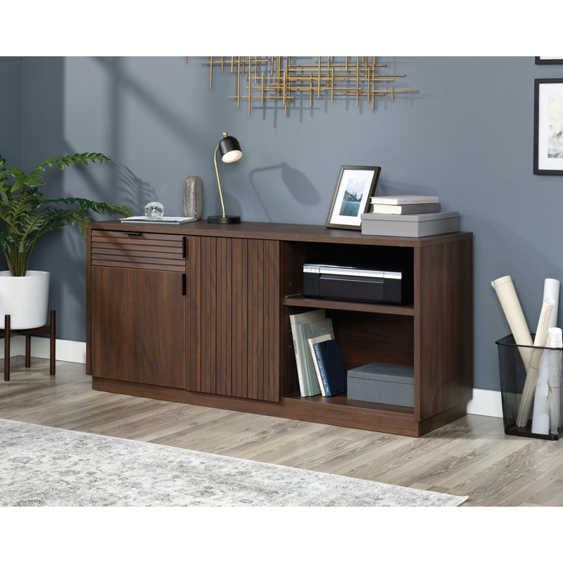 Englewood Spiced Mahogany 72" Engineered Wood Credenza
