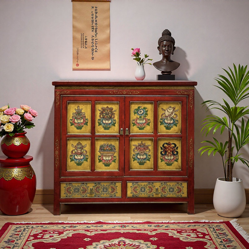 Painted Art Home Sideboard