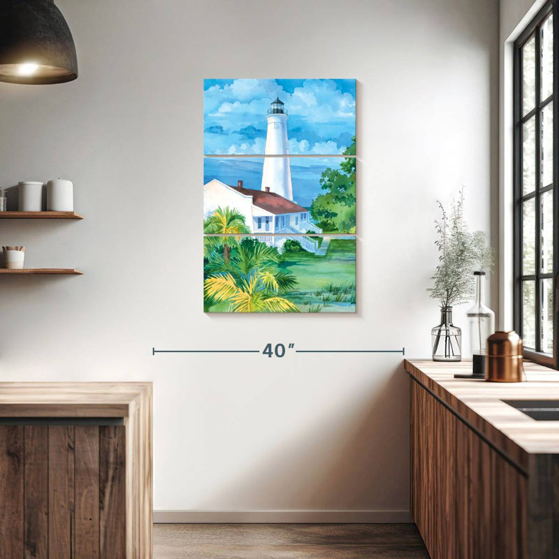 St. marks lighthouse Aletra, H 38 po x l 24 po