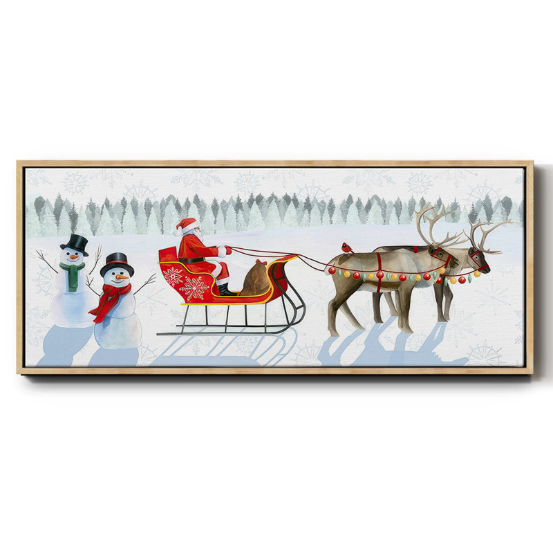Santa's Snowmen Collection D-, toile encadrée