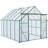 Double Door Polycarbonate Greenhouse Raised Base And Anchor Aluminum Heavy Duty Walk-In Greenhouses-113914532-113914531
