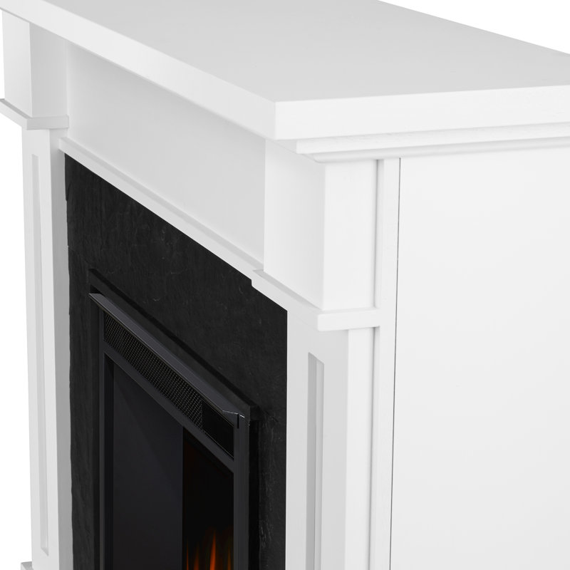 Kipling 54" Electric Fireplace by Real Flame, White