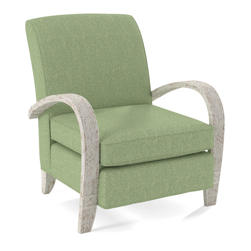 Vero Armchair, Antique Frost White, White Performance Fabric; 0851-94
