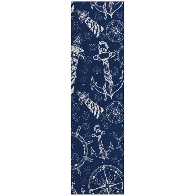 Laingsburg Washable Indoor / Outdoor Rug, Runner 2'3" x 7'6"