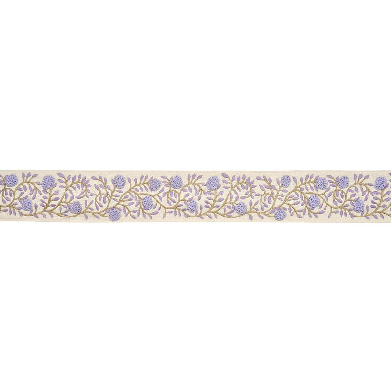 Ruban Ashoka, Lilas / Crème