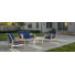 Ensemble de conversation Townsend pour 4 personnes avec coussins Sunbrella