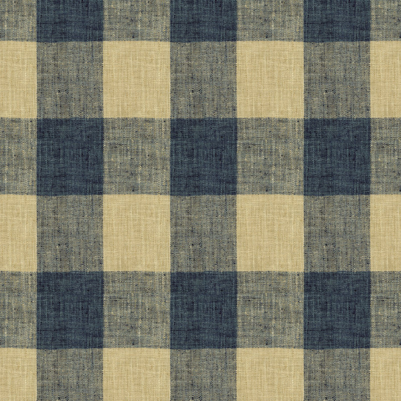 Basics Fabric, Blue/Beige