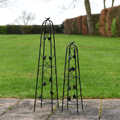 91cm H x 26cm W Metal Obelisk