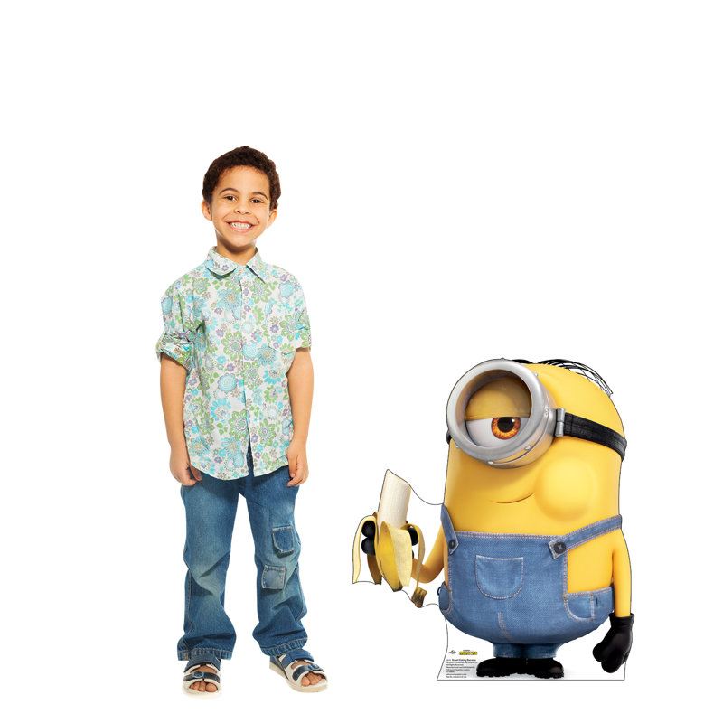 27'' Minions Stuart Eating Banana Cardboard Standup