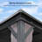 Purple Leaf 12' X 18' Patio Hardtop Gazebo Outdoor Pavilion Gazebo With Galvanized Steel Double Roof For Patio Lawn Garden Aluminum With String Lights Grey