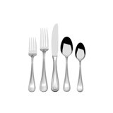 Mikasa Afton 65 Piece Flatware Set With Serving Utensils, Service For 12, 18/10 Stainless Steel