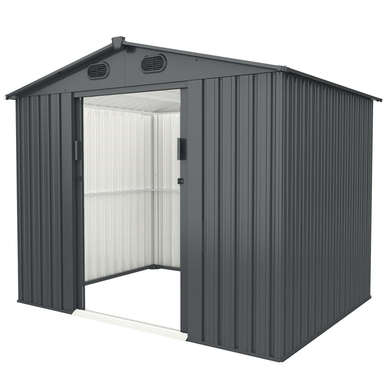 Chery Industrial Garden Metal Shed - 6'X8'