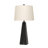 30X16" Tapered Marble Lamp, Black