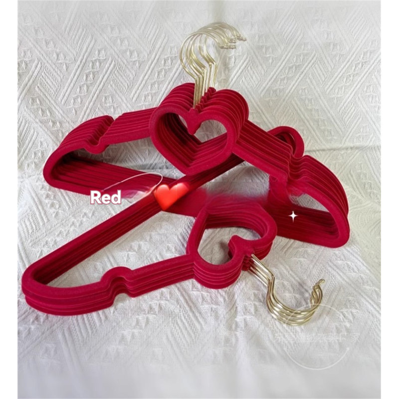 Wedding Special Red Velvet Hangers, 30