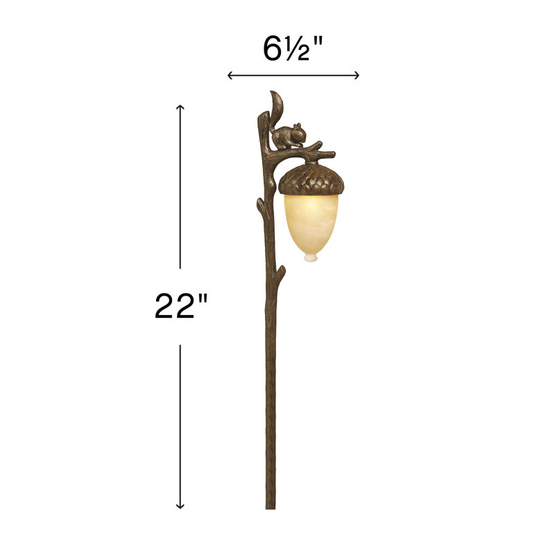Squirrel Regency Bronze Low Voltage Metal Pathway Light