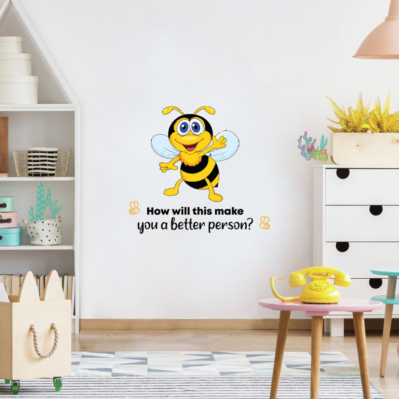 Text & Numbers Wall Decal, 10" H x 10" W