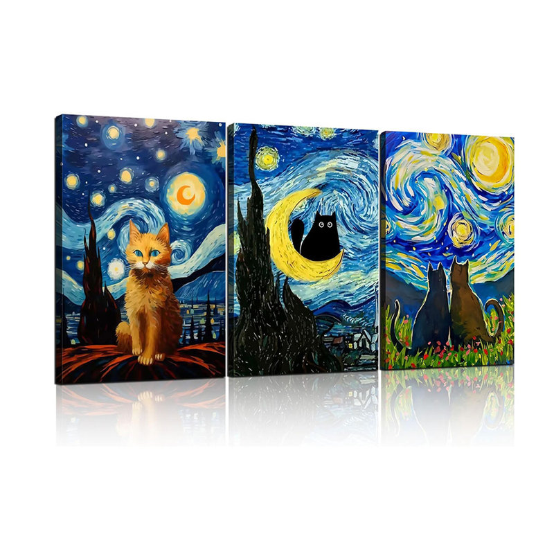 3 Piece Wrapped Canvas Set