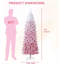 Lighted Artificial Christmas Tree-966970843