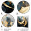 Wild Whirling Gold - spirale abstraite, art mural-1652621116-1652621117