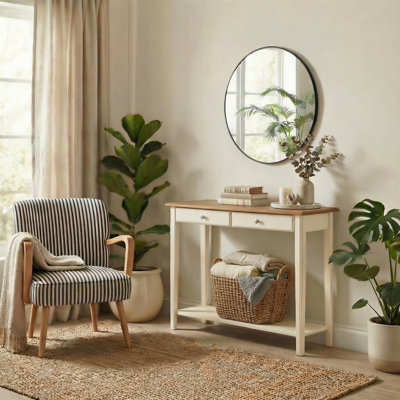 51cm Solid Wood Top Console Table