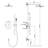 Watqen Bath All-In-One Kit with Rough in-Valve-60459457