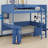All-in-One Wood Loft Bed with Desk, Bedside Storage, Sofa and Lighting-1919781195