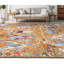 Hand Knotted Wool Area Rug in Rust-691651384