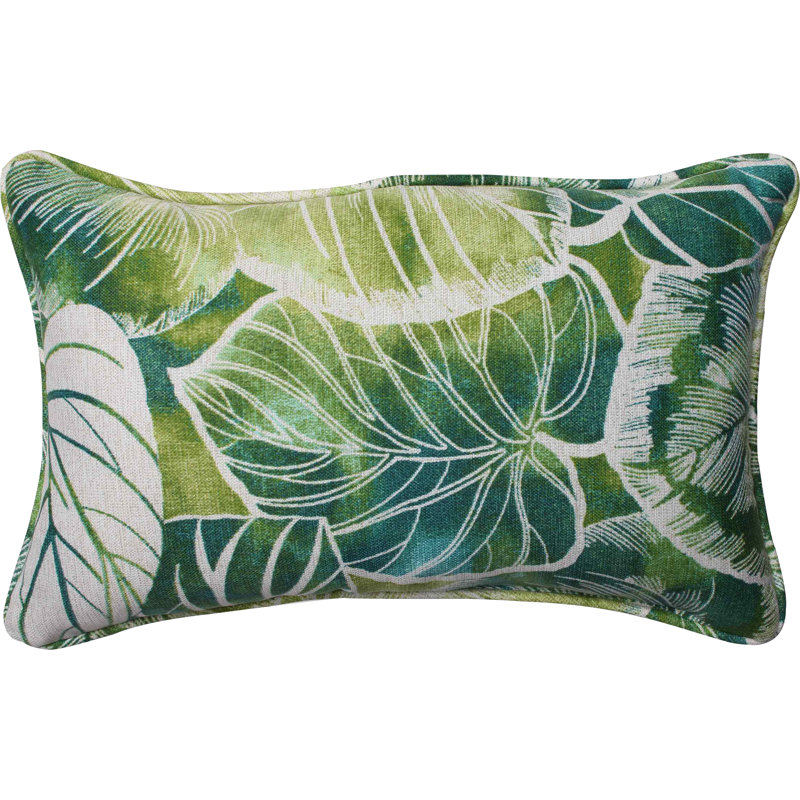 Coussin intérieur / extérieur Key Cove Lagoon, H 16,5 po x l 24,5 po