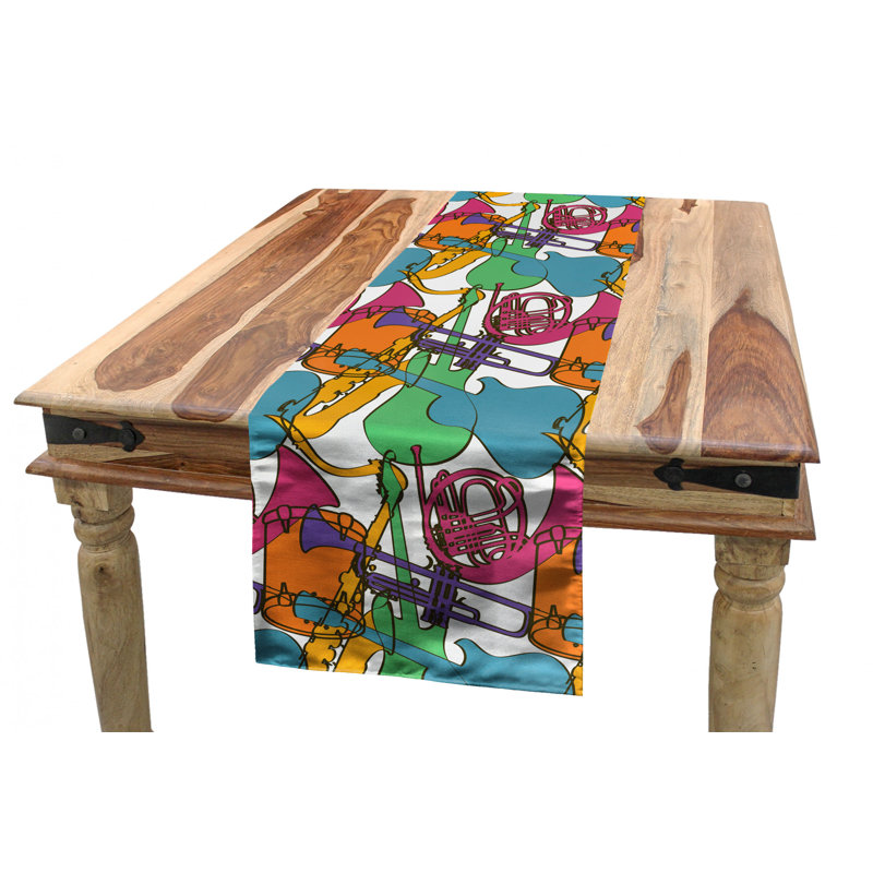 Geometric Table Runner, 120" x 16"