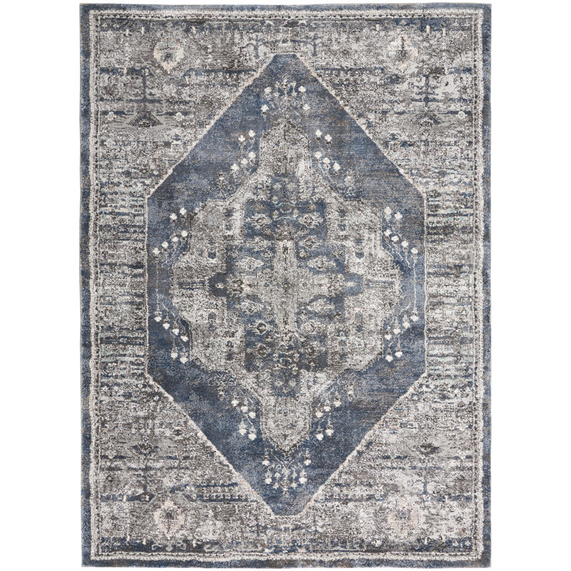 Hice Floral Indoor Rug, Rectangle 3'11" x 5'11"
