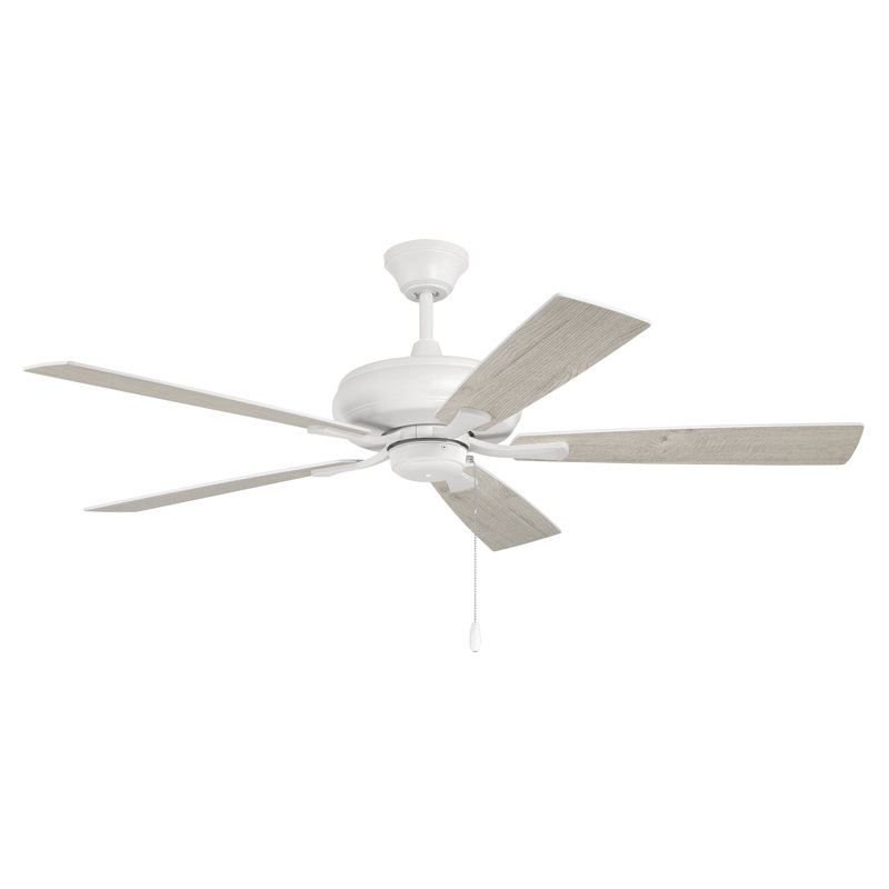 Craftmade Eos 52" Ceiling Fan with Pull Chain, Espresso Wood, Espresso Wood