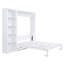 Lit escamotable mural avec tablettes Murphy-1545040294-1545040295