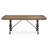 Extendable Rectangular Dining Table With 4 Arm Chairs And Bench-811010105