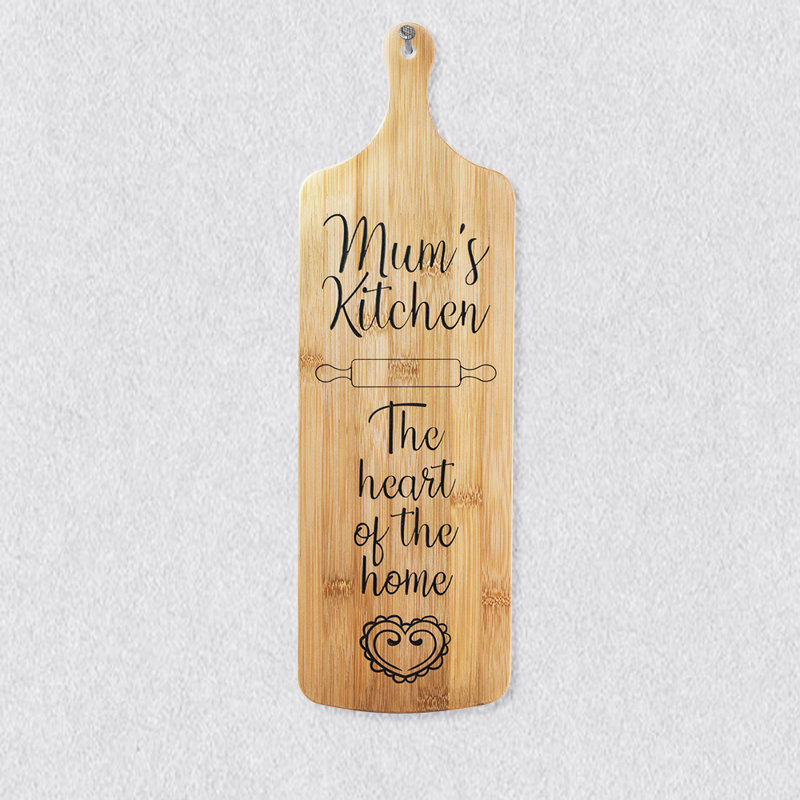 Mums Kitchen Serving Platter - No Frame Print on Wood
