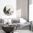36 Inch Gold Metal Framed Round Bathrrom Mirror For Wall-2064780228