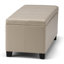 Repose-pieds rectangulaire avec rangement relevable Dover-1897544016