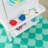 Deluxe Wooden Easel with Chalkboard and Dry Erase Surfaces, Paper Roll and Paint Cups-10894413
