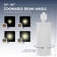 Luxrite 3 po Éclairage sur rail à DEL Zoomable, 5CCT, CRI90, 30 W, 2100LM, à intensité variable, inclinaison de 358 ° + 90 ° et faisceau de 20 ° à 50 °, éclairage sur rail de type H, ETL, paquet de 8 blanc-132839367
