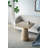 20X20x24" Square Side Table With Pedestal Base-724890642