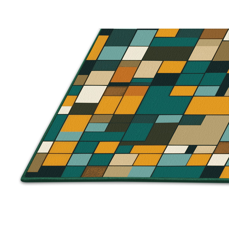 Soil Squares Rug, Round 8'