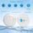 Floating Pool Lights, Pool Light With 6 Dynamic Lighting Effects, IP68 Waterproof Pool Lights That Float, Rechargeable RGB Upper And Lower Colour Changing Lights For Hot Tub, Patio 4 Pack