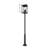 Stephan Sand Black 6 Light Outdoor Post Mounted Fixture