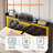 Najir Bed Frame with Charging Station, LED Light Strip and Upholstered Headboard-1014701466