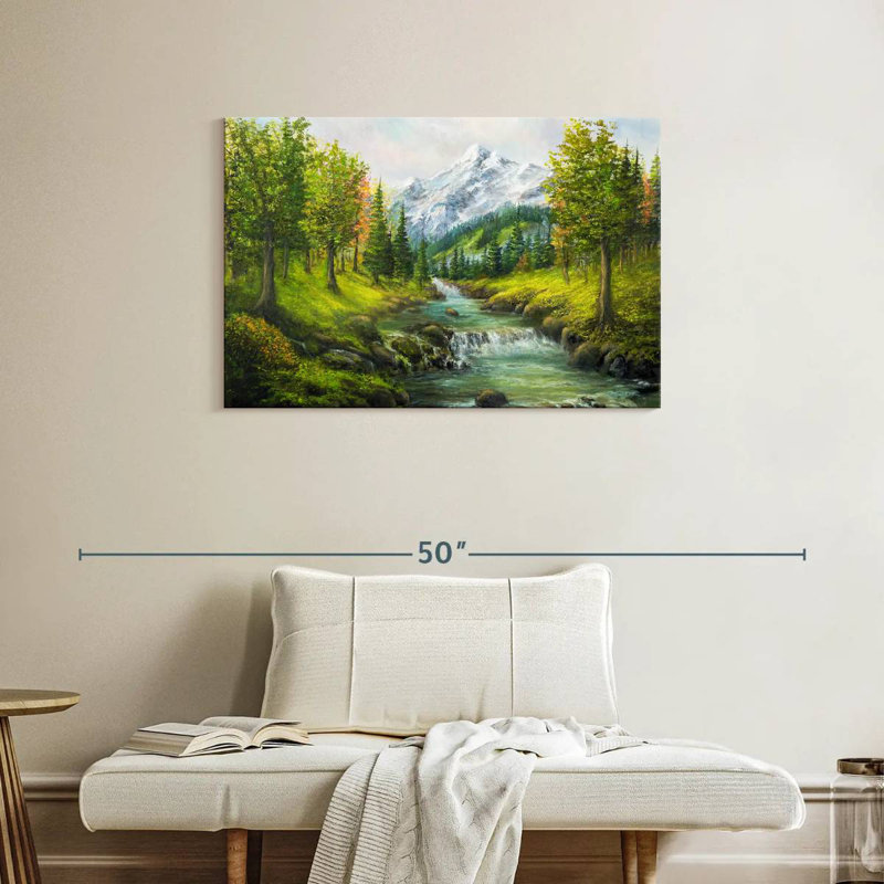 Alvord Mountain And River, 24" H x 36" W