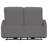 gray reclining loveseat-1102923330