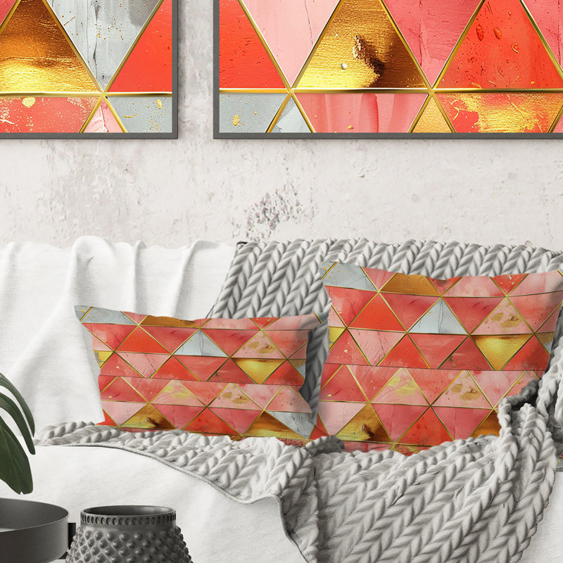 Coussin Bubblegum Triangle Glam I - Glam
