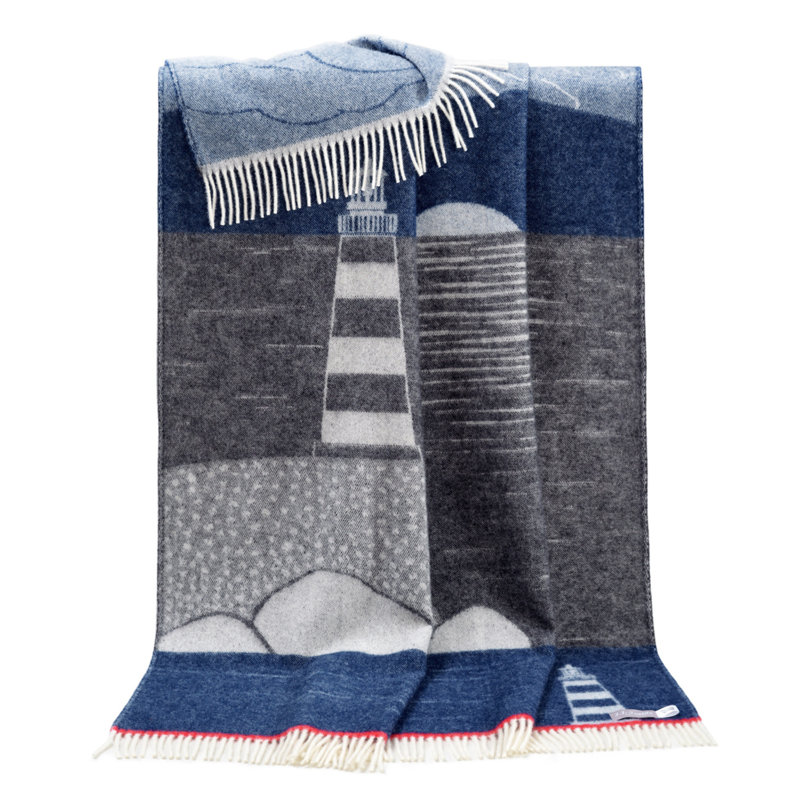 Lighthouse Wool Throw
