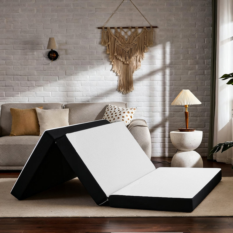 8 Inch  Cooling-gel Medium Firm Memory Foam Mattress Bed In A Box, Super Single, 4"